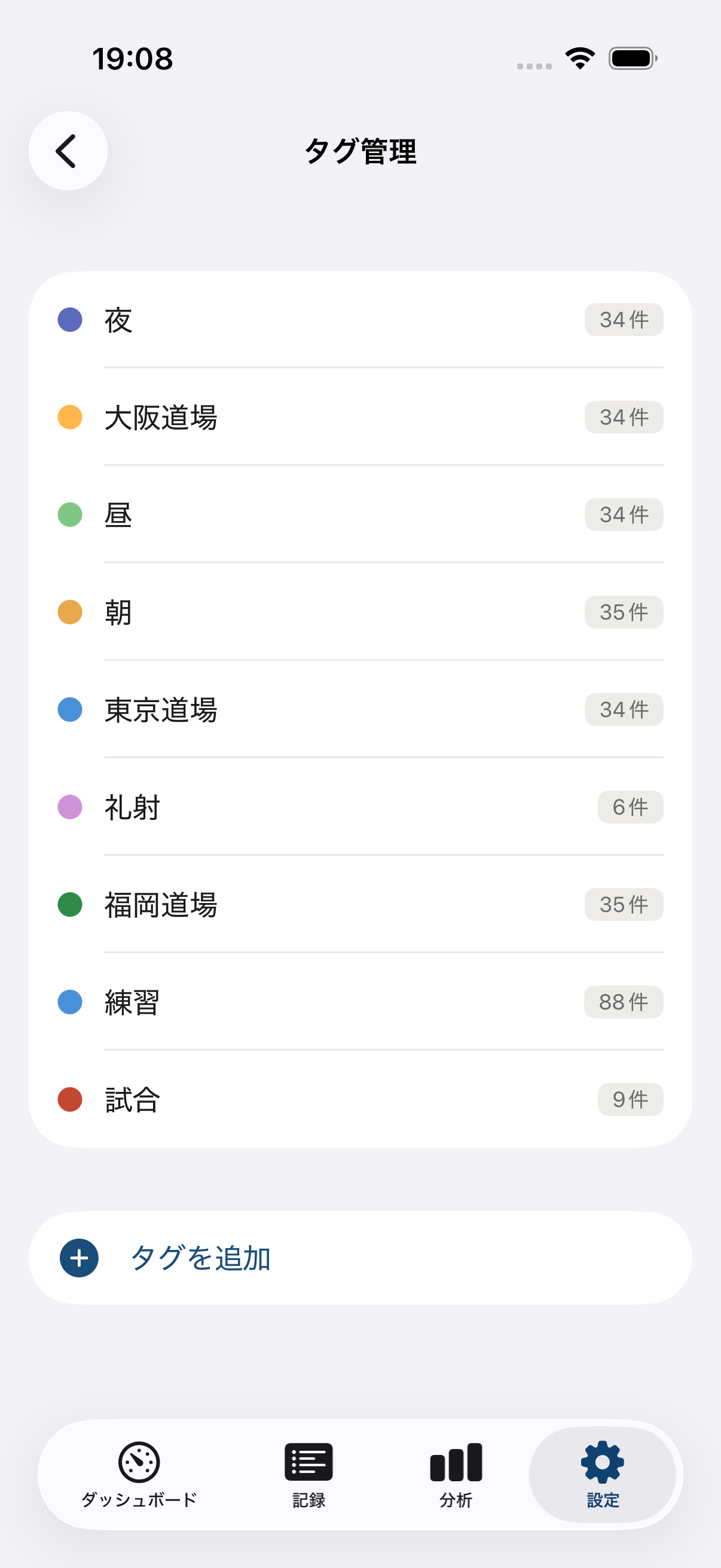 タグ管理